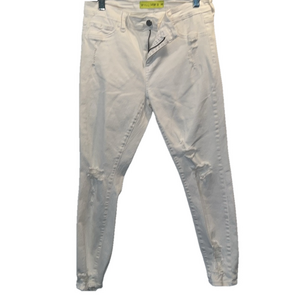 William B Distressed Jeans, Size 11, Waist 14.5", 34" Length,  has stretch